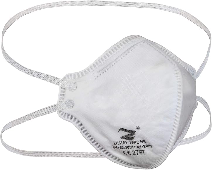 FFP2 respiratormaska bez vārsta, 30 gab.