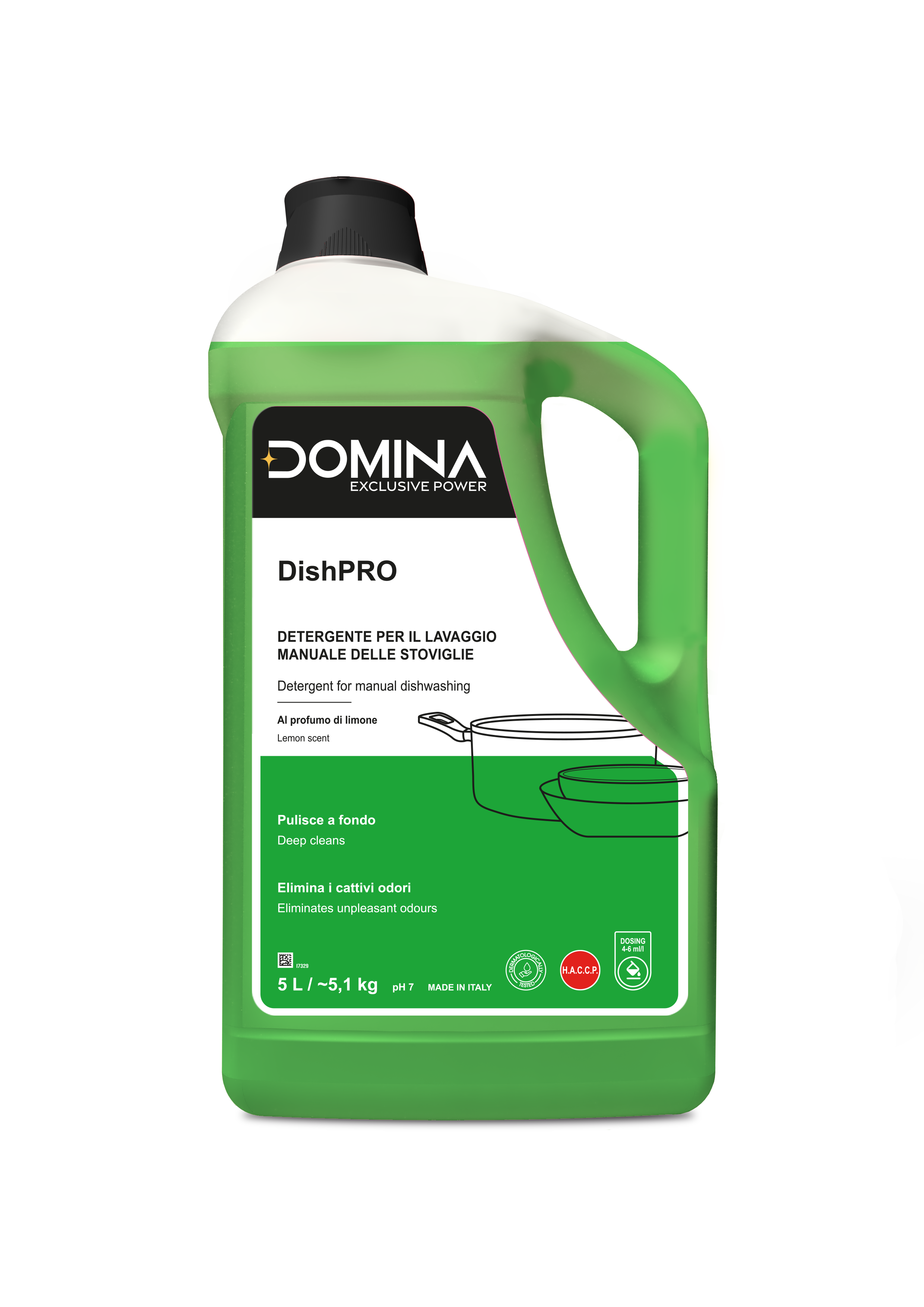 DOMINA DishPRO концетрированное средство для мытья посуды, 5л