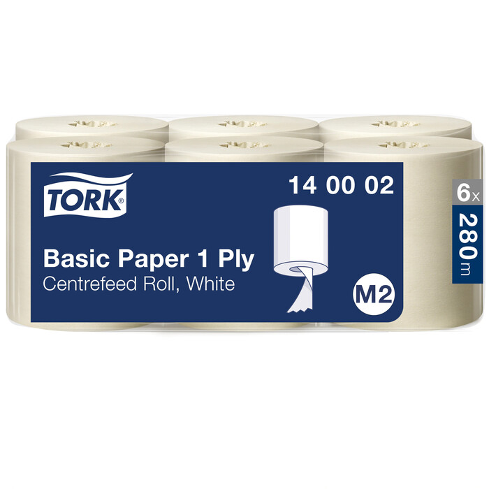 Tork Basic M2 papīra dvieļi,1-kārt.,280m, balti