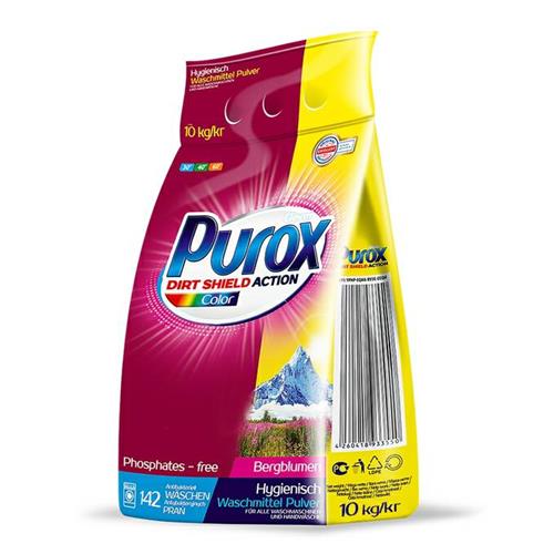 PUROX Color veļas pulveris 10kg
