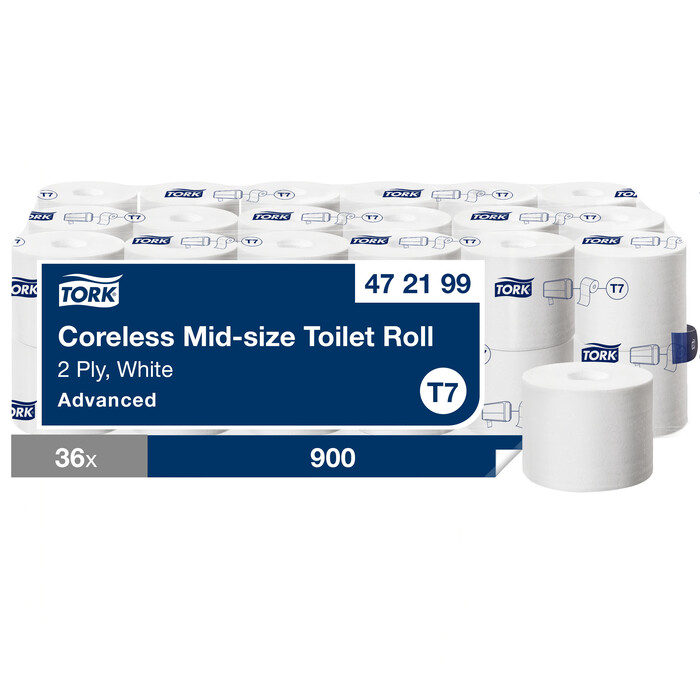 Tork Coreless Adv tualetes papīrs 103,5 m, 900 loksnes, T7
