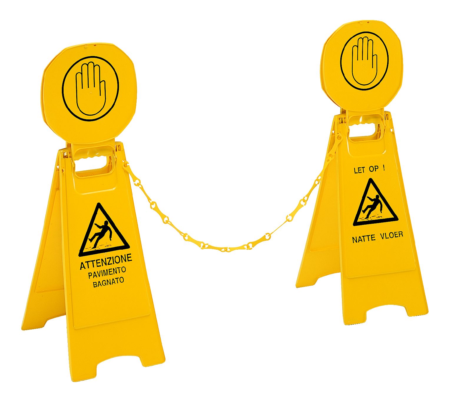 Euromop brīdinājuma zīme, grīdas, dzeltena