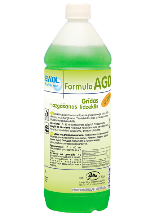 Ewol Professional Formula AGD green mazgāšanas koncentrāts 1L