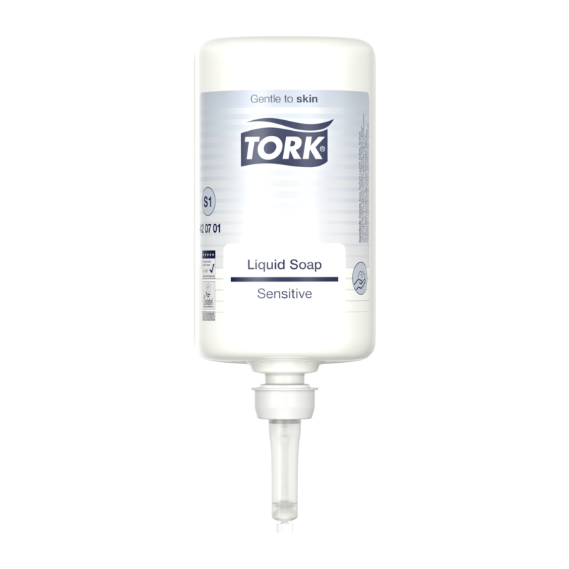 Tork Extra Mild жидкое мыло ультрамягкое 1000мл S1