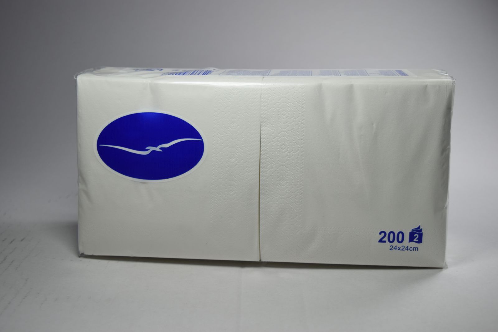 Papīra salvetes 24/2/200gab. baltas