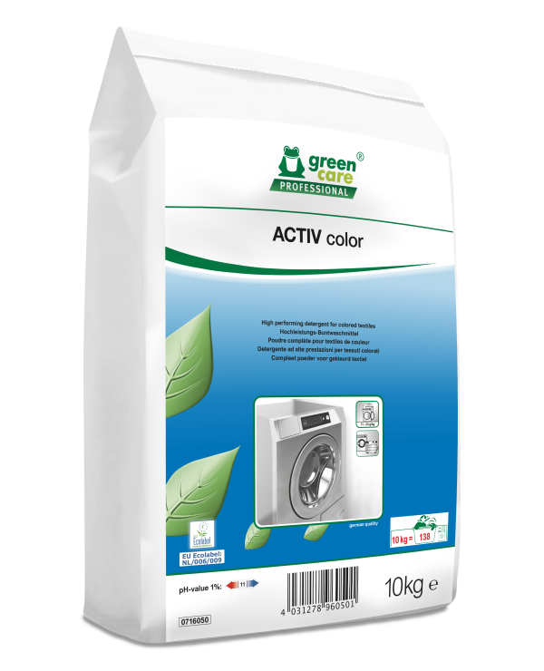 Green Care ACTIV COLOR порошок для стирки цветного белья 10кг