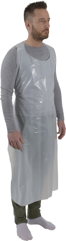 Abena одноразовые фартуки LDPE, 80 x130см, 30мкр, 100 шт., белые
