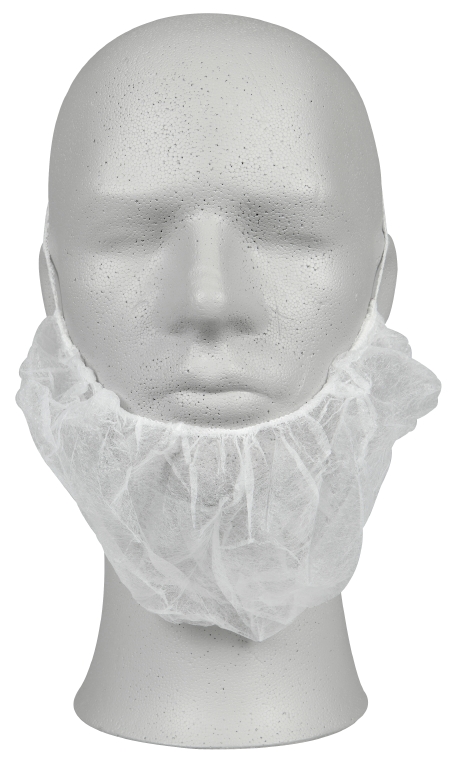 Abena одноразовые маски для бороды XL 100 шт., белые