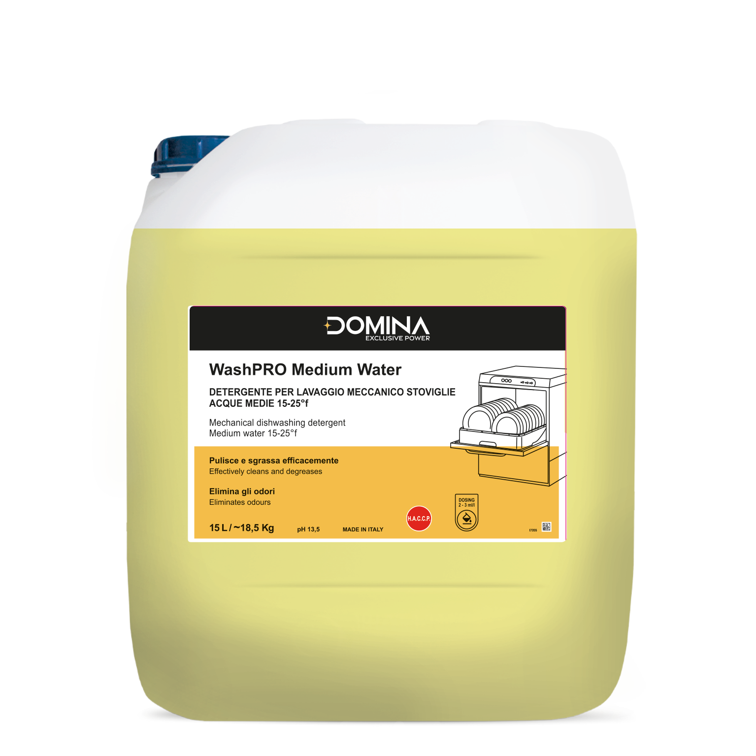 DOMINA WashPRO средство для мытья посуды в посудомоечных машинах 18 kg