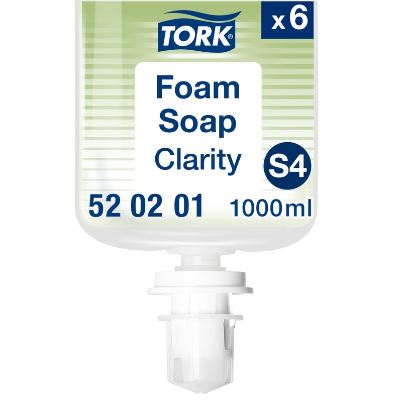 Tork Eko dzidrās putu ziepes rokām, 1000ml S4 (2500 devas)