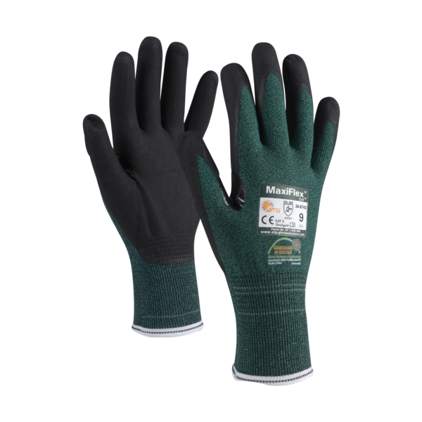 maxiflex gloves green