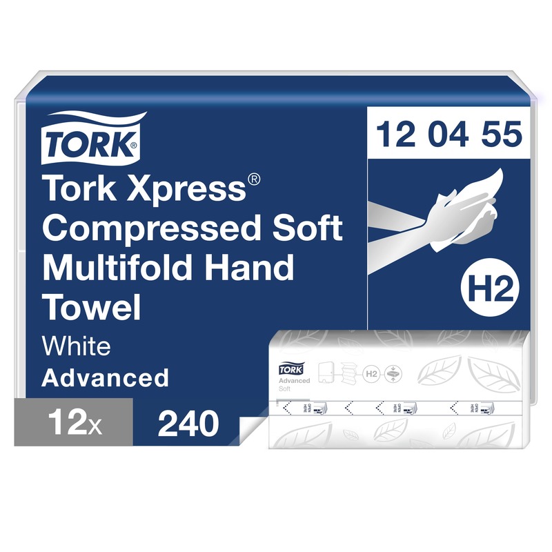 Tork Xpress сжатые Z салфетки 240 шт. 2 слоя 24,2x21,2см H2