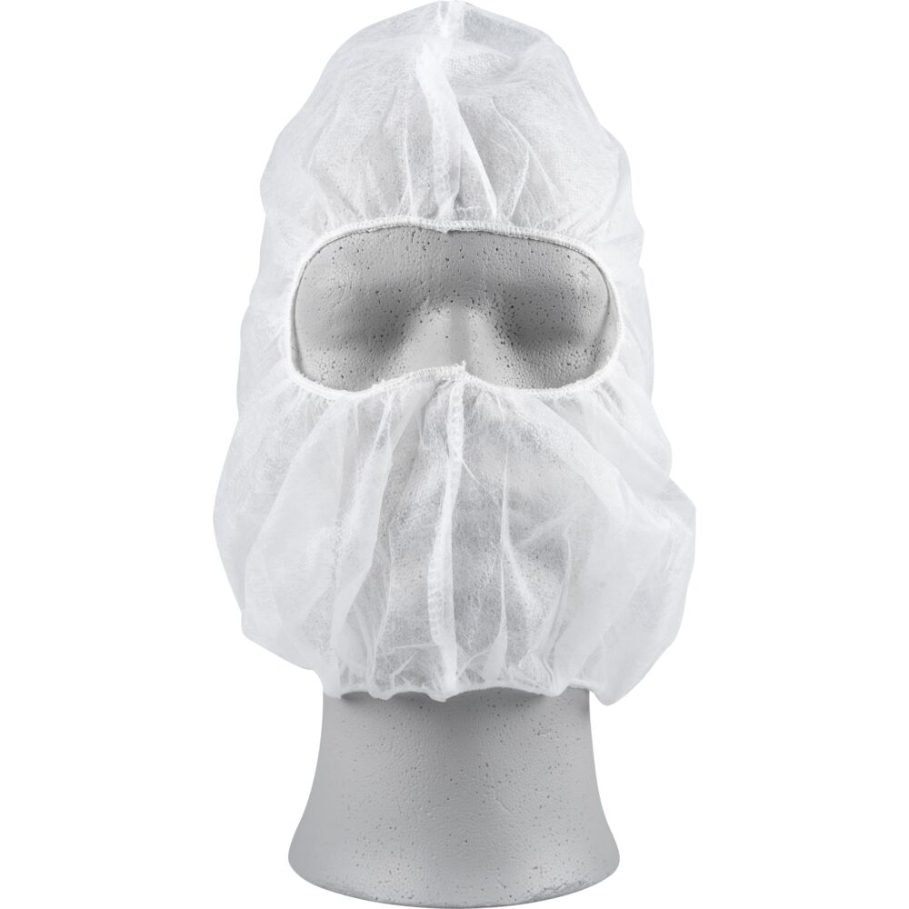 Abena шапка балаклава PP, one size, 100 шт., белая